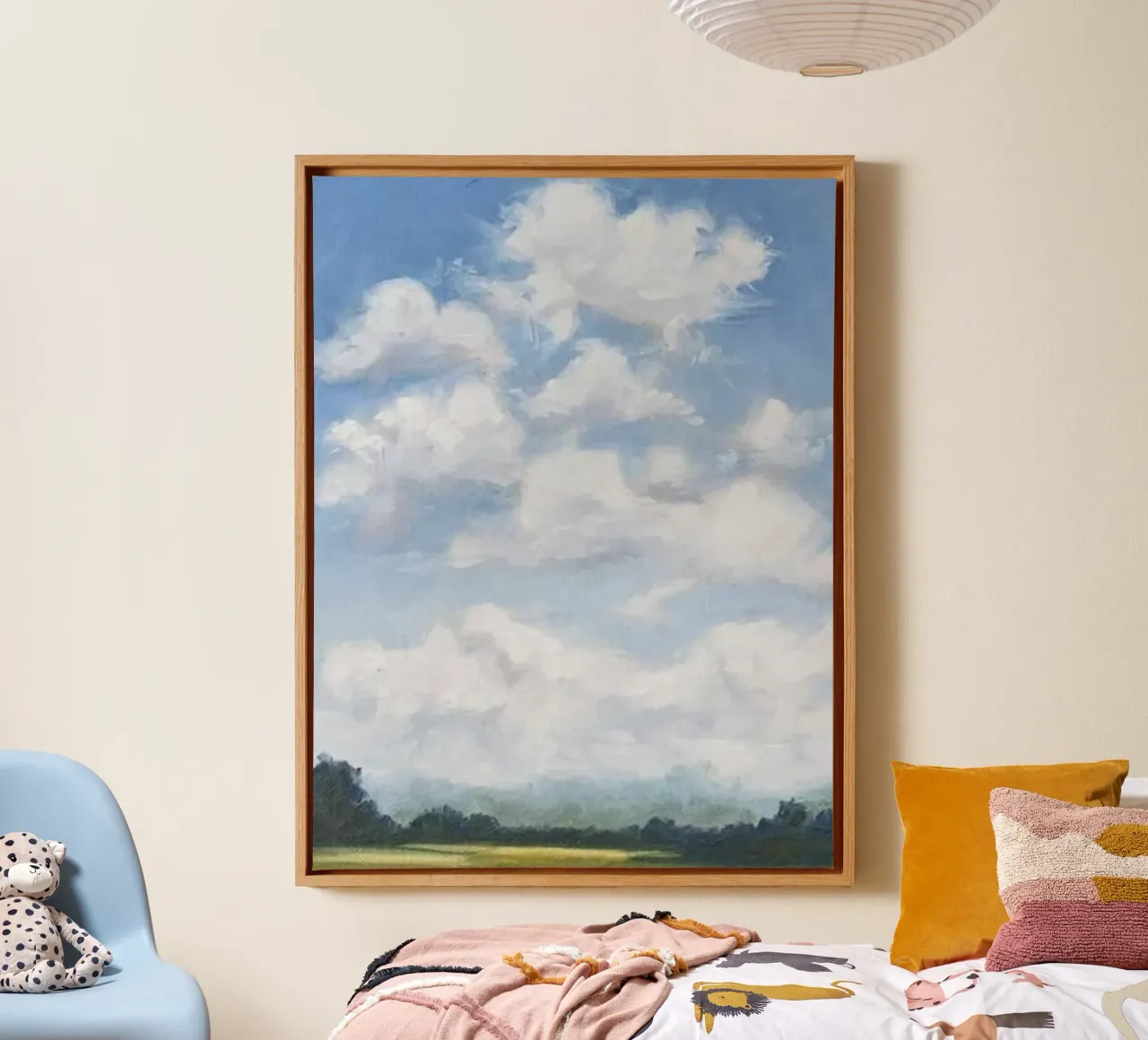 cloud wind tela con Cornice a cassetta da hamily