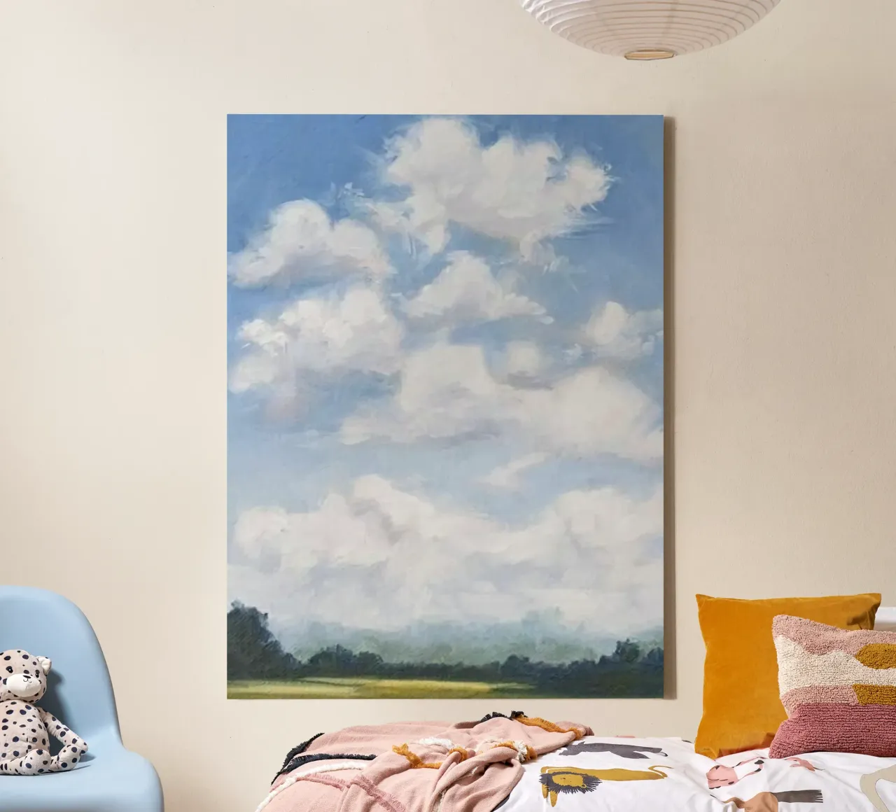 cloud wind tela con Cornice a cassetta da hamily