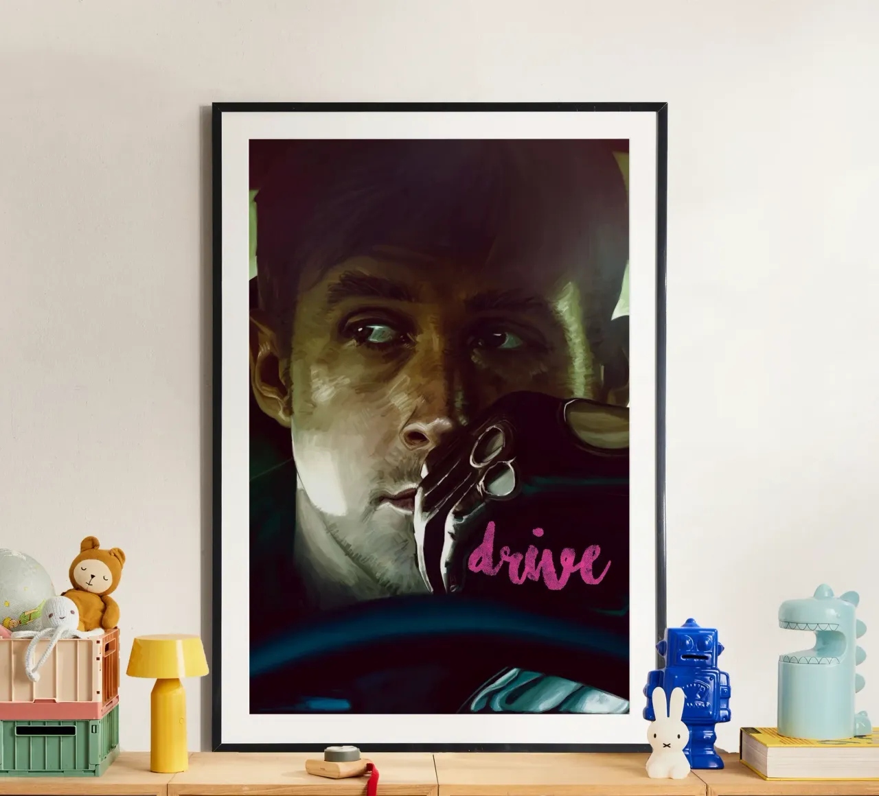 Guida di Dmitry Belov poster con telaio in plastica da Oscar Frazier