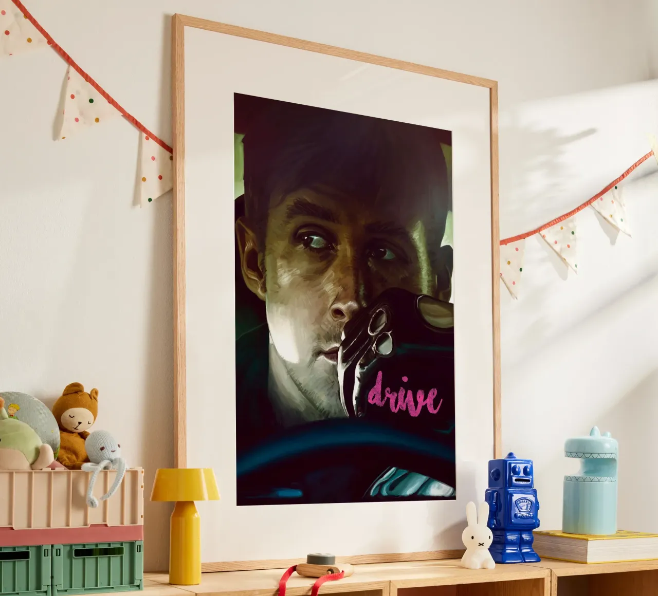 Guida di Dmitry Belov poster con telaio in plastica da Oscar Frazier