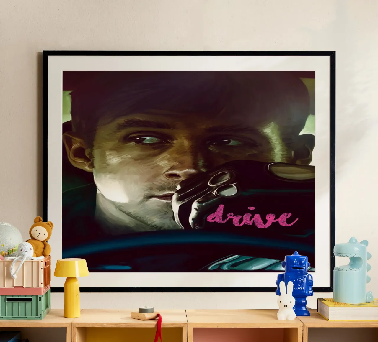 Guida di Dmitry Belov poster con telaio in plastica da Oscar Frazier