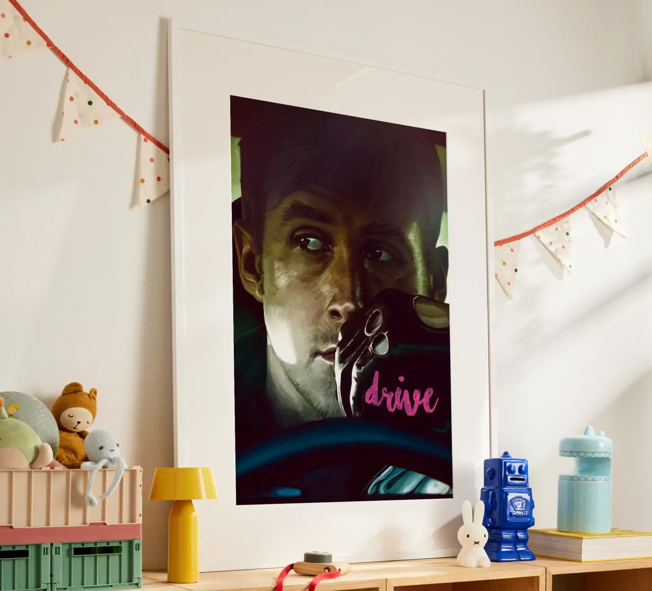 Guida di Dmitry Belov poster con telaio in plastica da Oscar Frazier