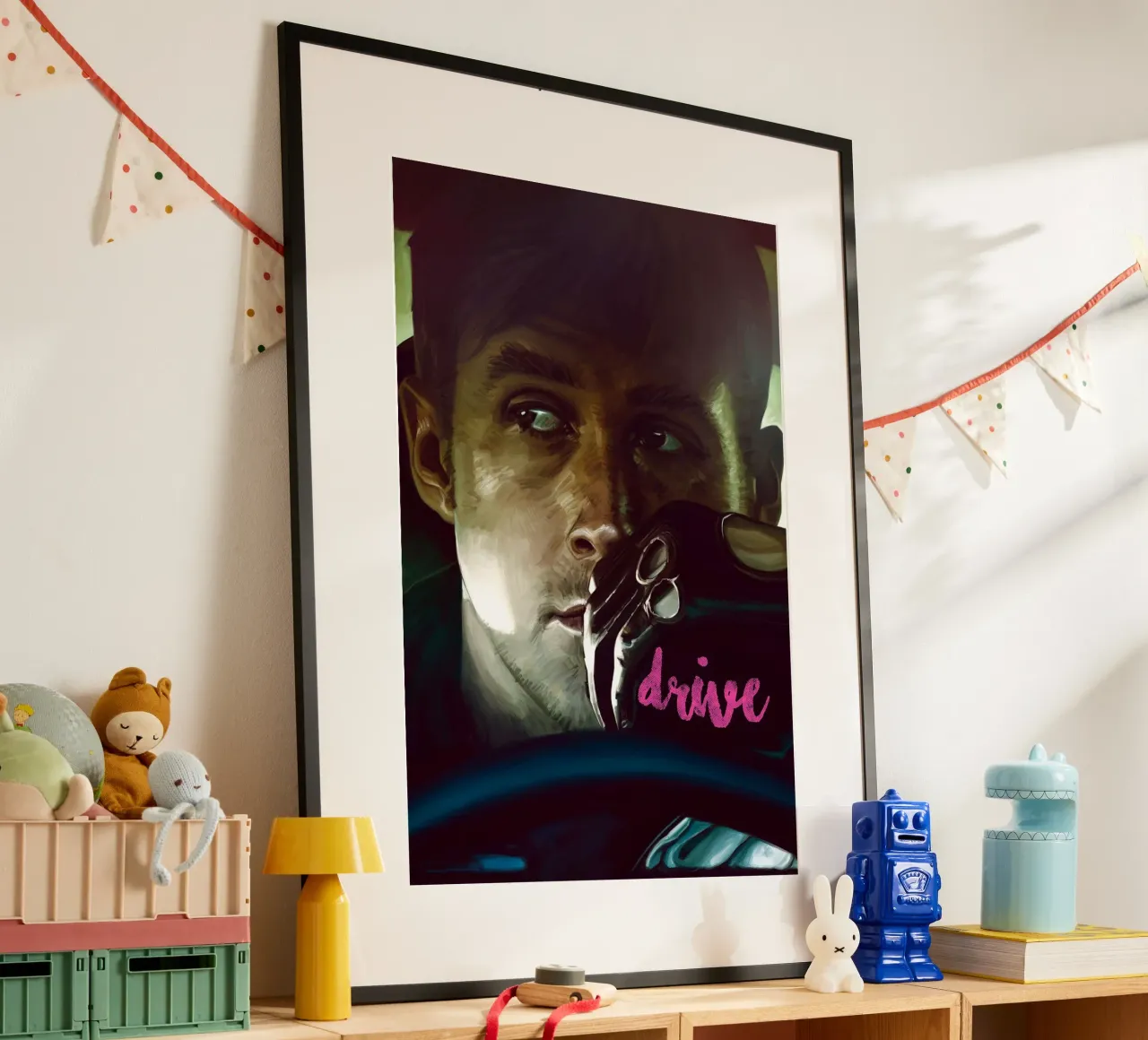 Guida di Dmitry Belov poster con telaio in plastica da Oscar Frazier