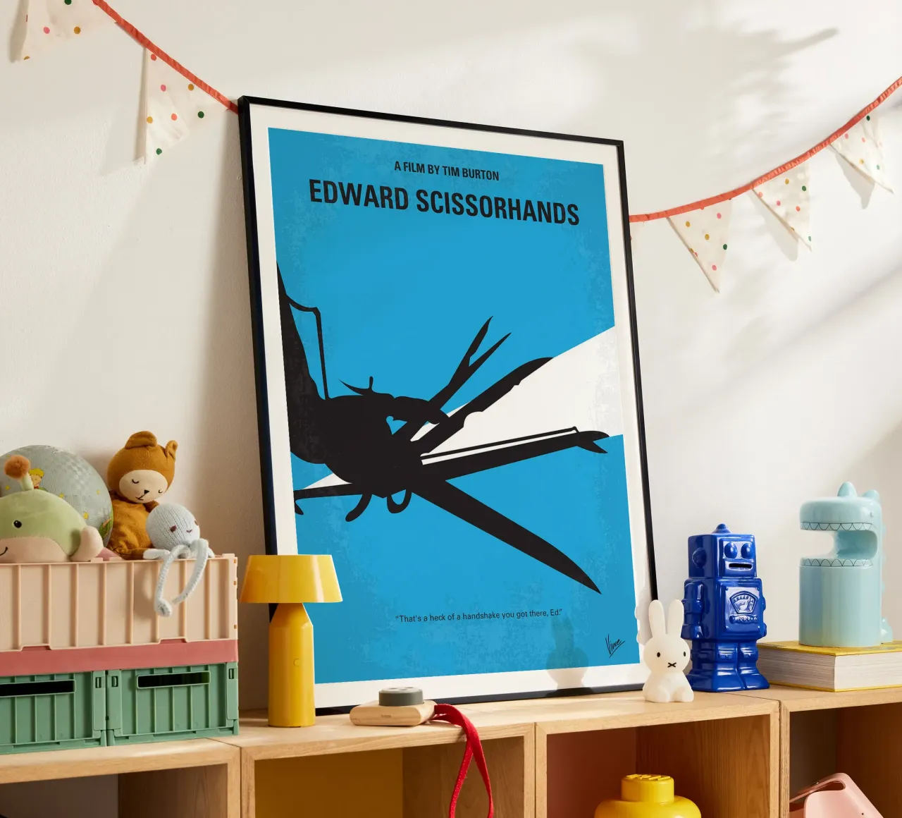 Edward mani di forbice ll poster da Oscar Frazier