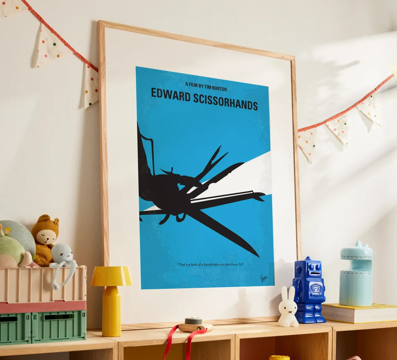 Edward mani di forbice ll poster da Oscar Frazier