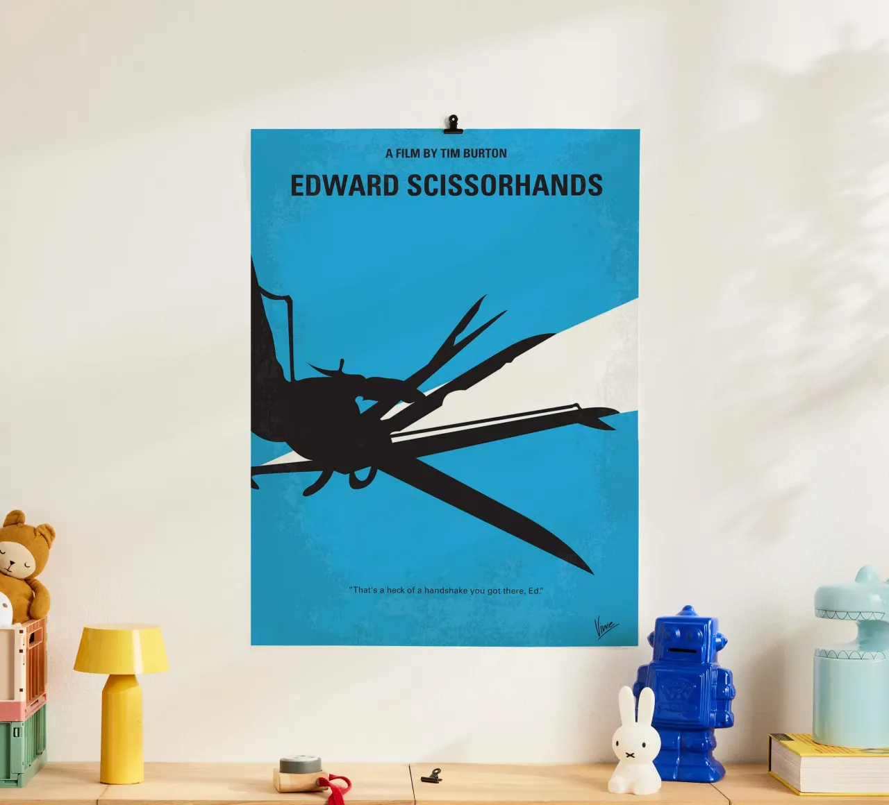 Edward mani di forbice ll poster da Oscar Frazier