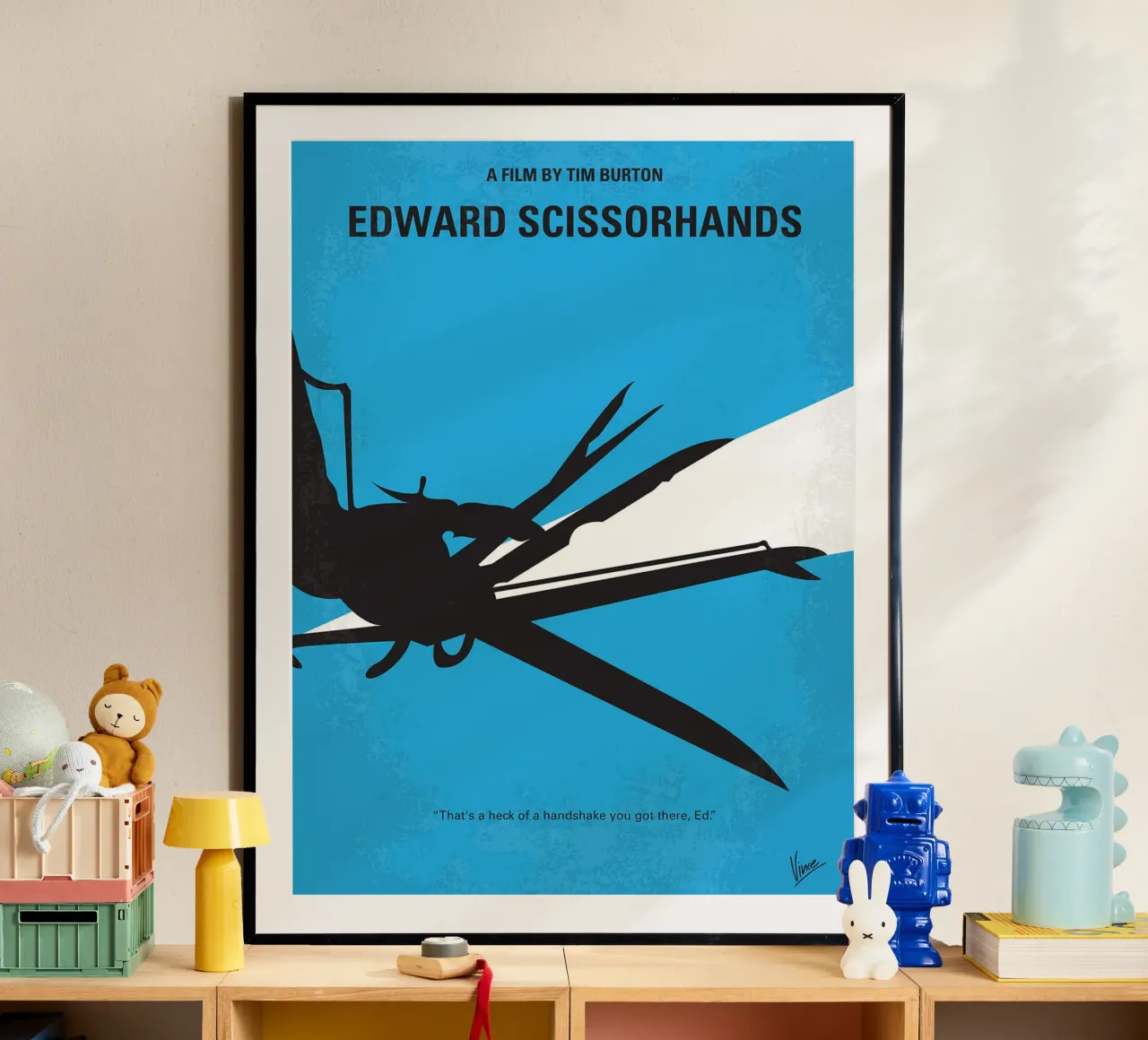 Edward mani di forbice ll poster da Oscar Frazier