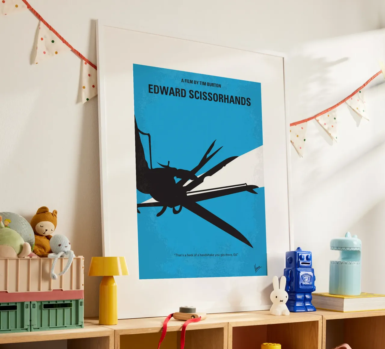 Edward mani di forbice ll poster da Oscar Frazier