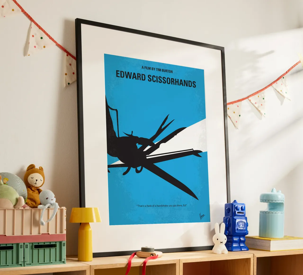 Edward mani di forbice ll poster da Oscar Frazier