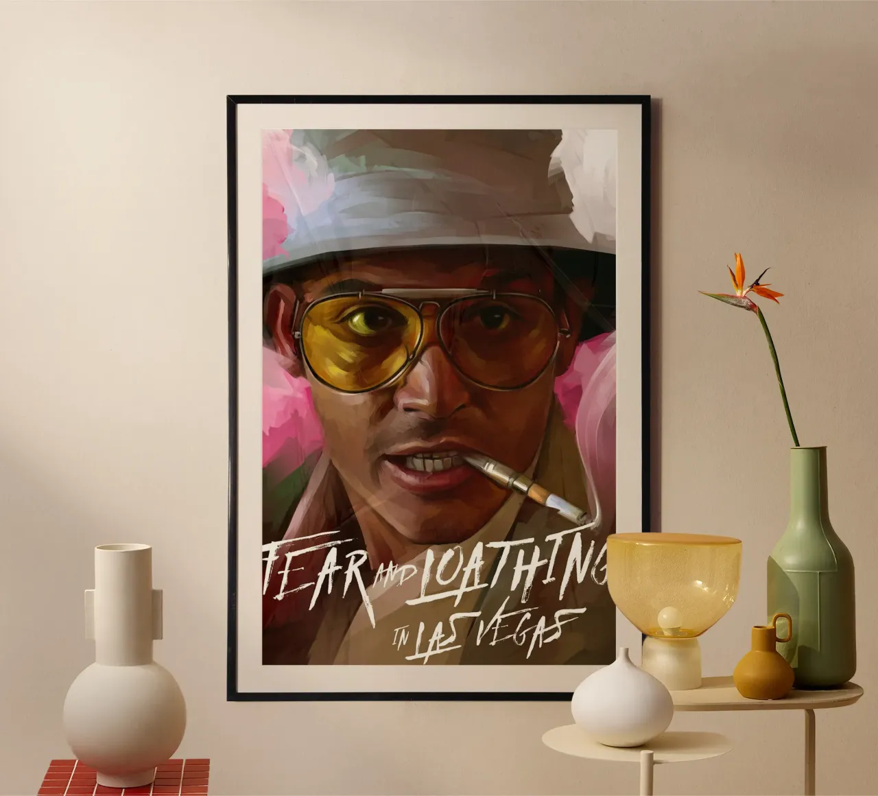 Furcht und Abscheu in Las Vegas Poster von Oscar Frazier