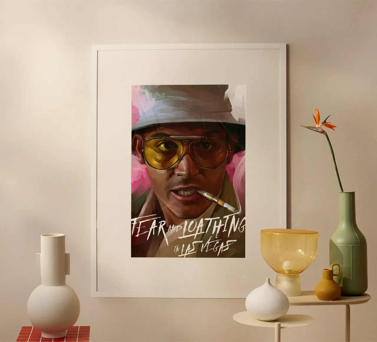 Furcht und Abscheu in Las Vegas Poster von Oscar Frazier