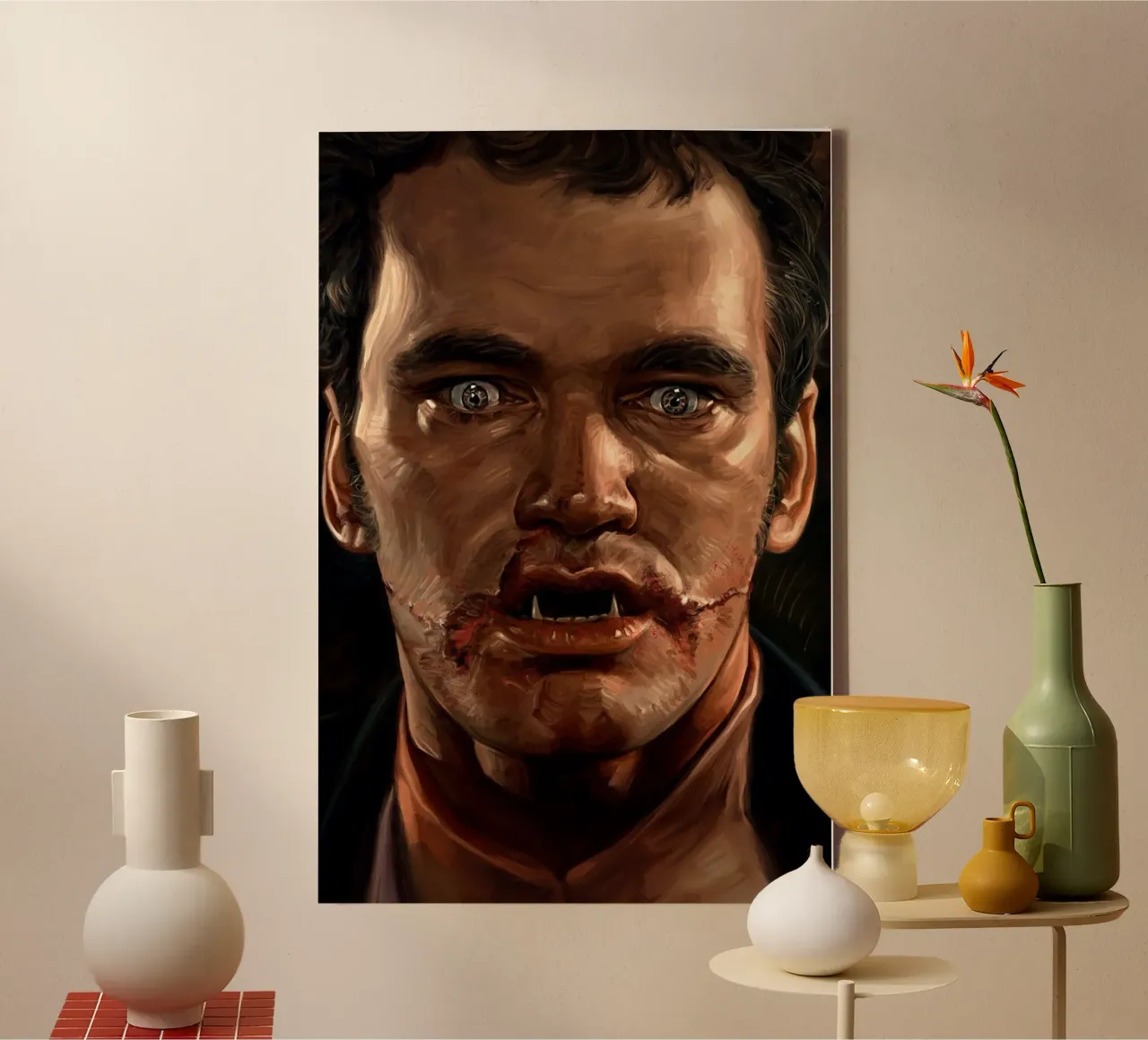 From Dusk Till Dawn canvas with Floater frame by Oscar Frazier
