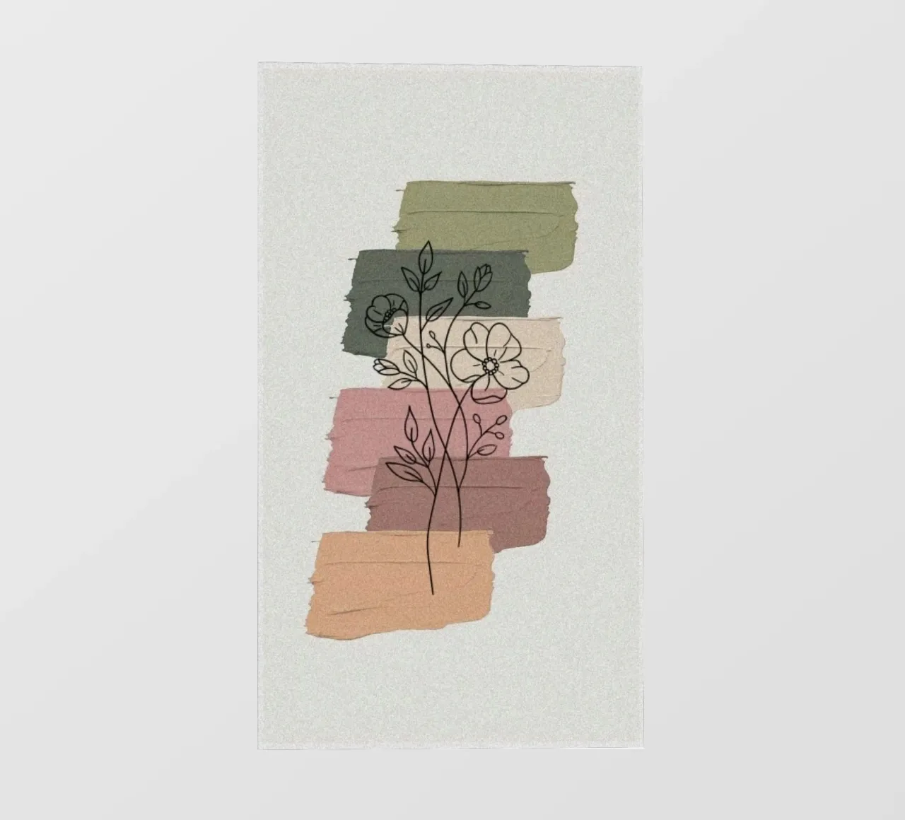 art colors and line flower telo in pvc da melts