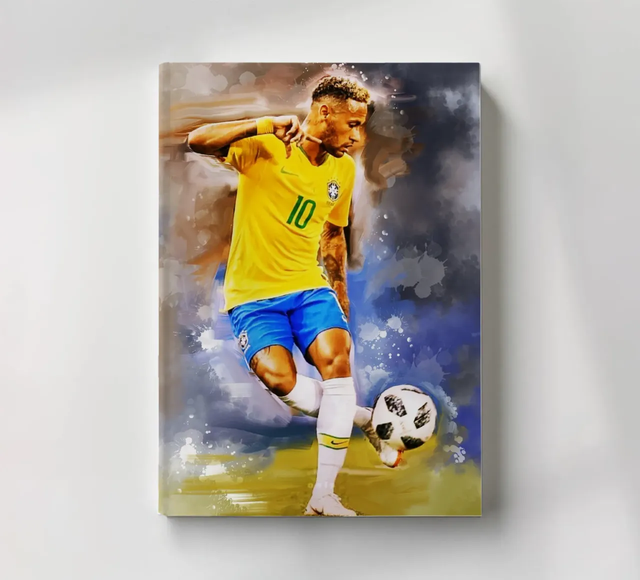 Neymar perfect control notebook by Lembayung art