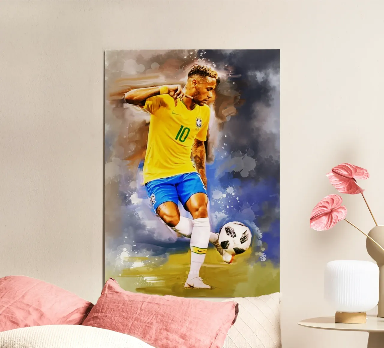 Controllo perfetto di Neymar poster da Lembayung art