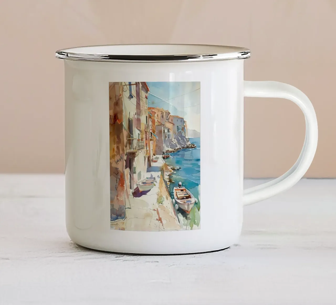 coast line villae tazza in smalto da melts