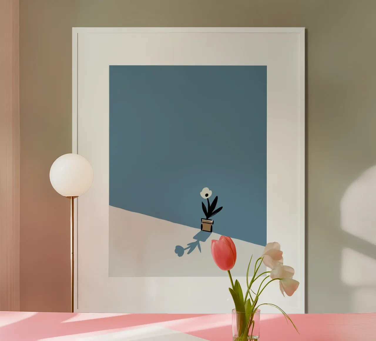 minimal vase poster da hamily