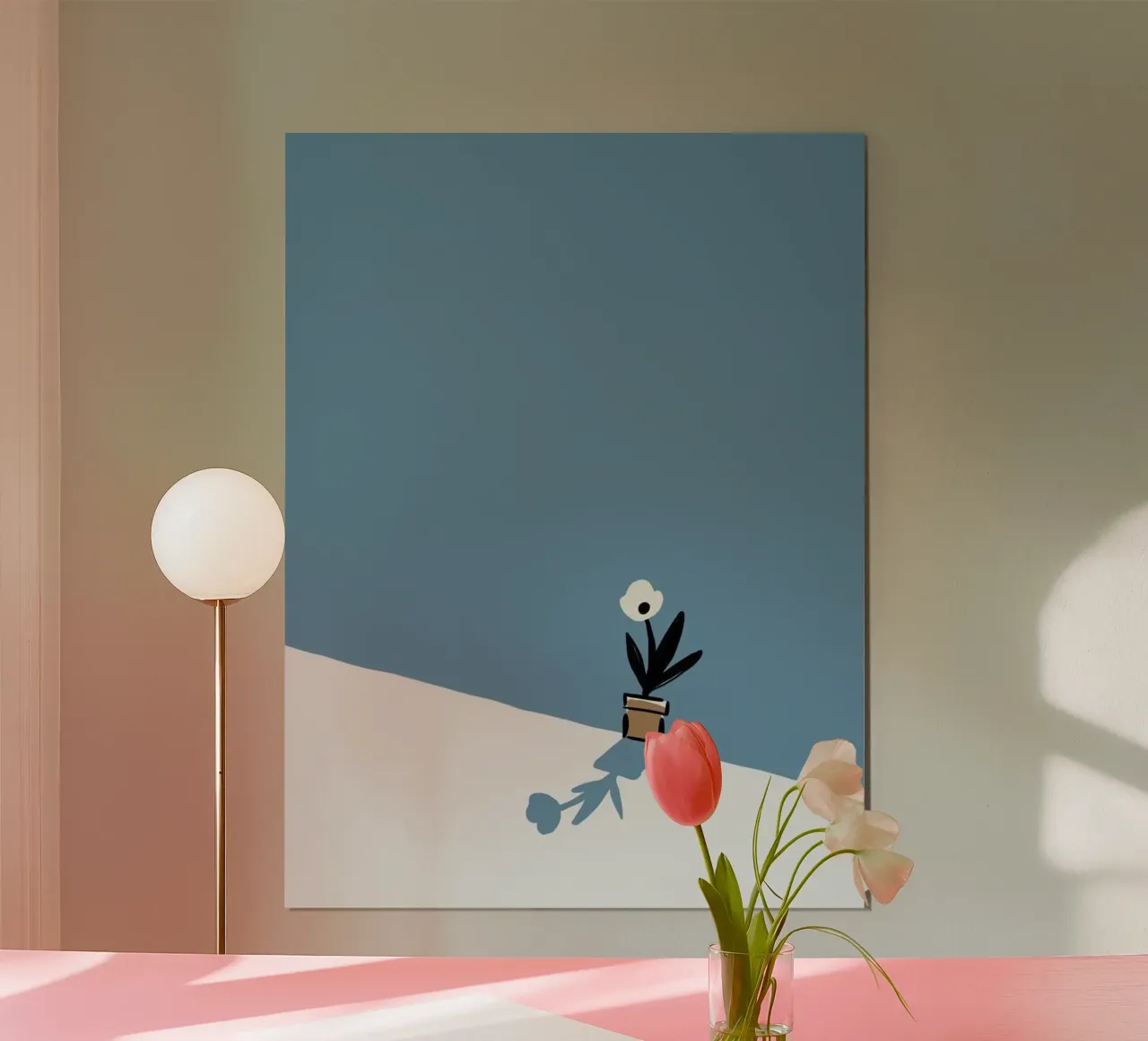minimal vase poster da hamily