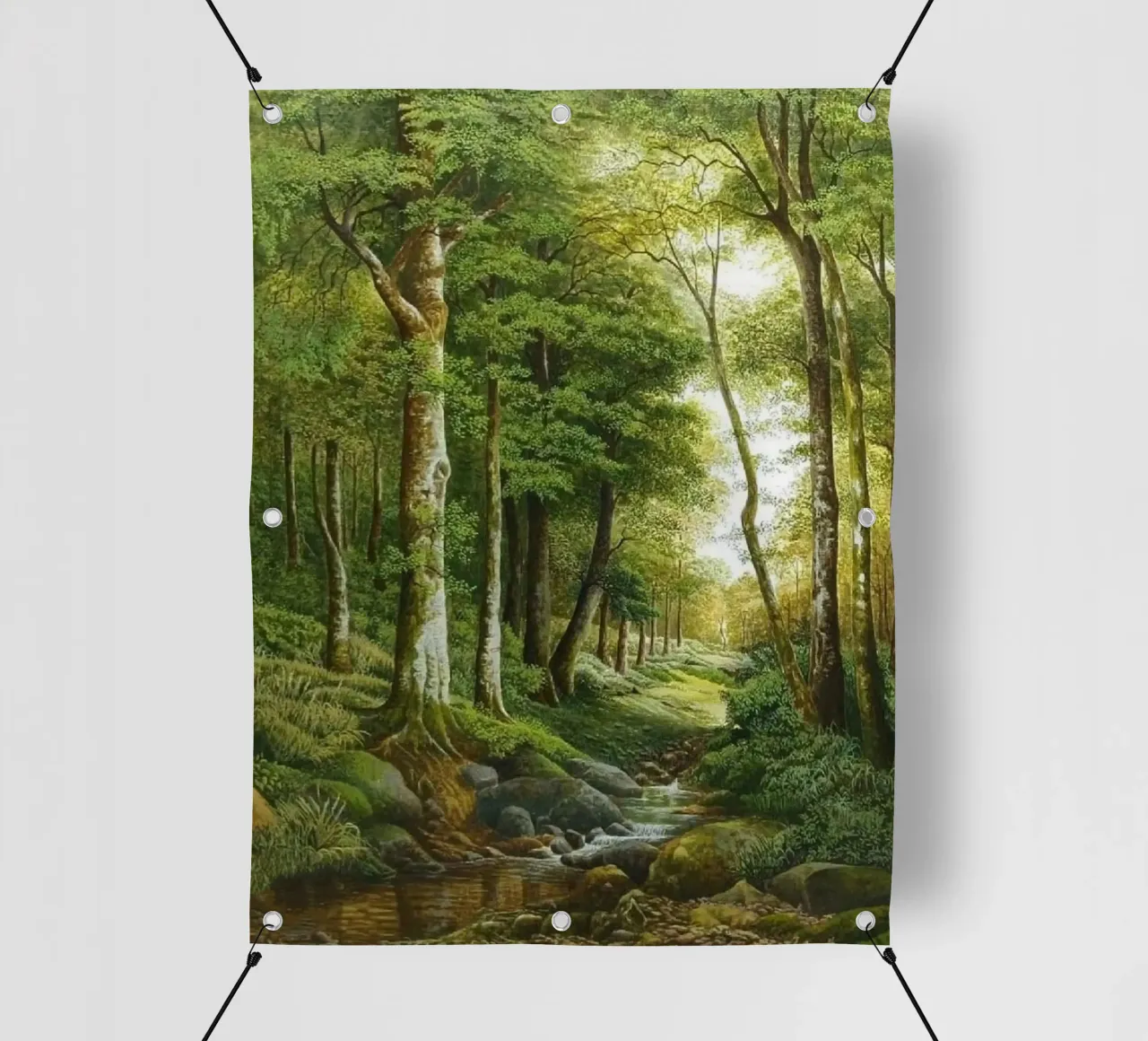 forest light tree telo in pvc da melts