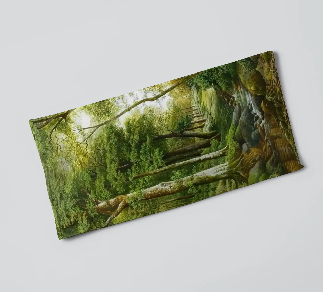 forest light tree asciugamano da bagno da melts