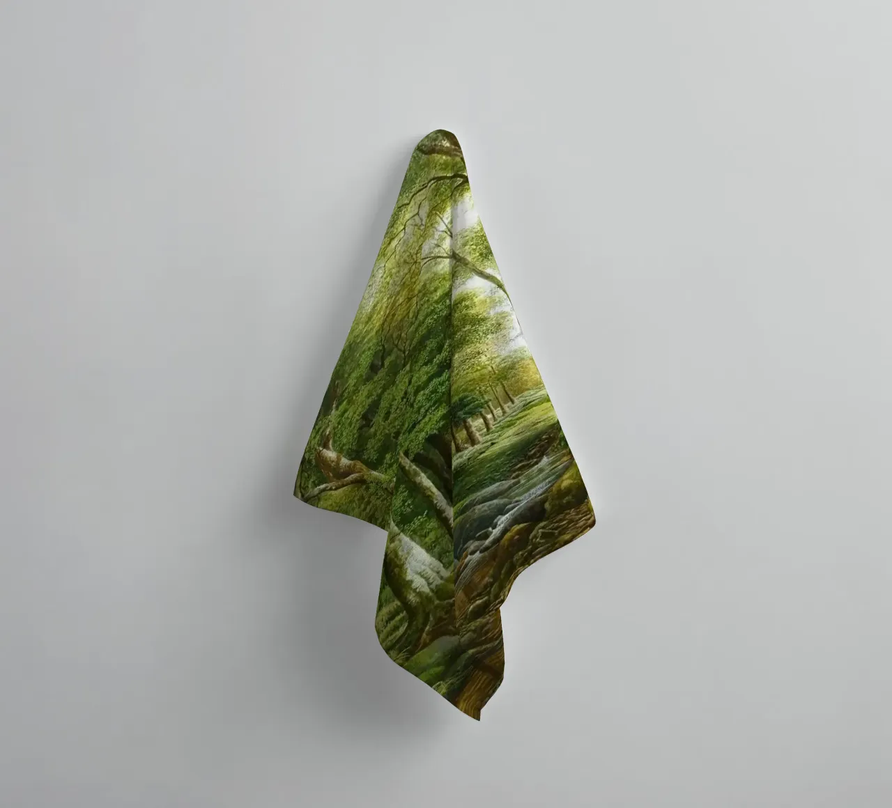 forest light tree asciugamano da bagno da melts