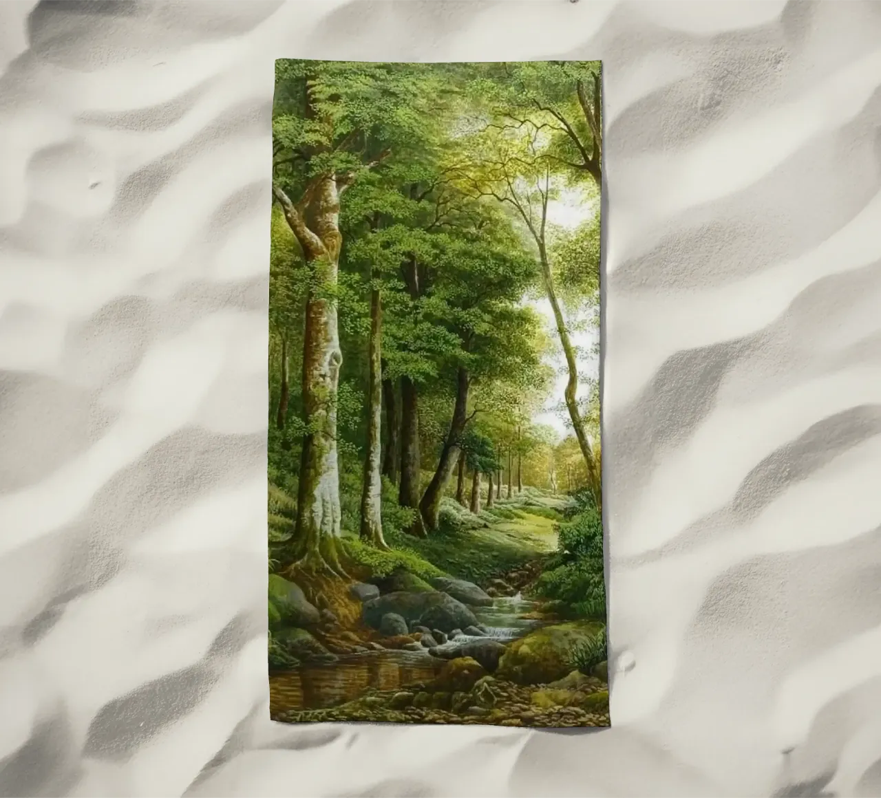 forest light tree telo mare da melts