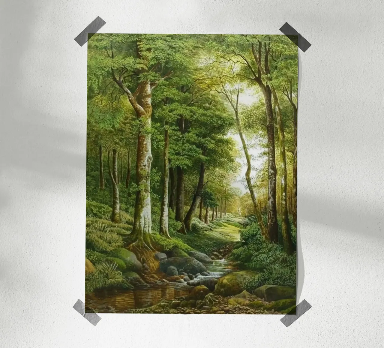 forest light tree poster da melts