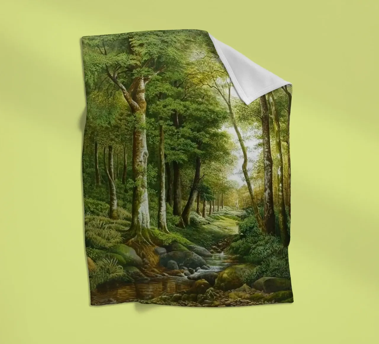 forest light tree coperta in pile da melts