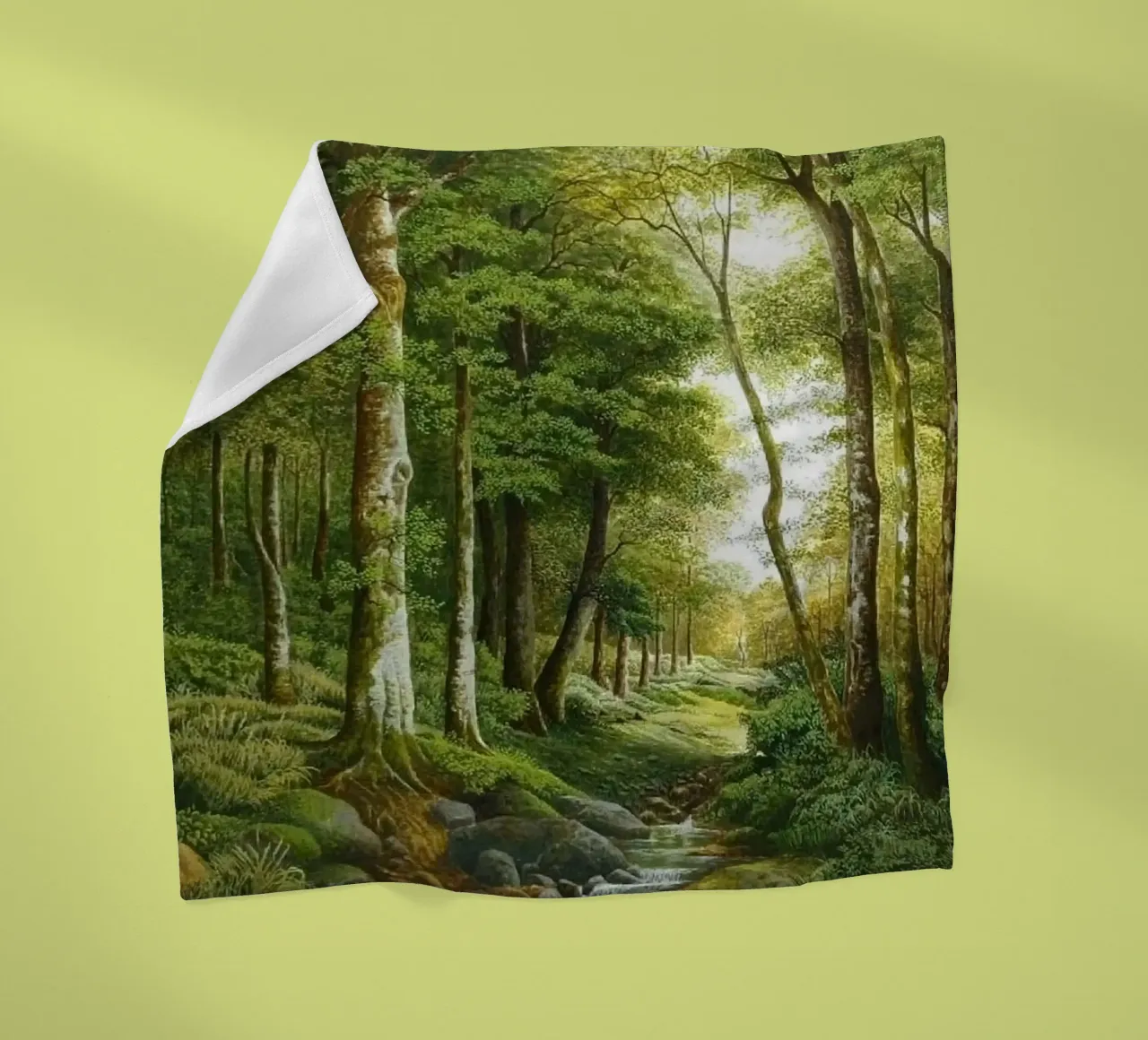 forest light tree coperta in pile da melts