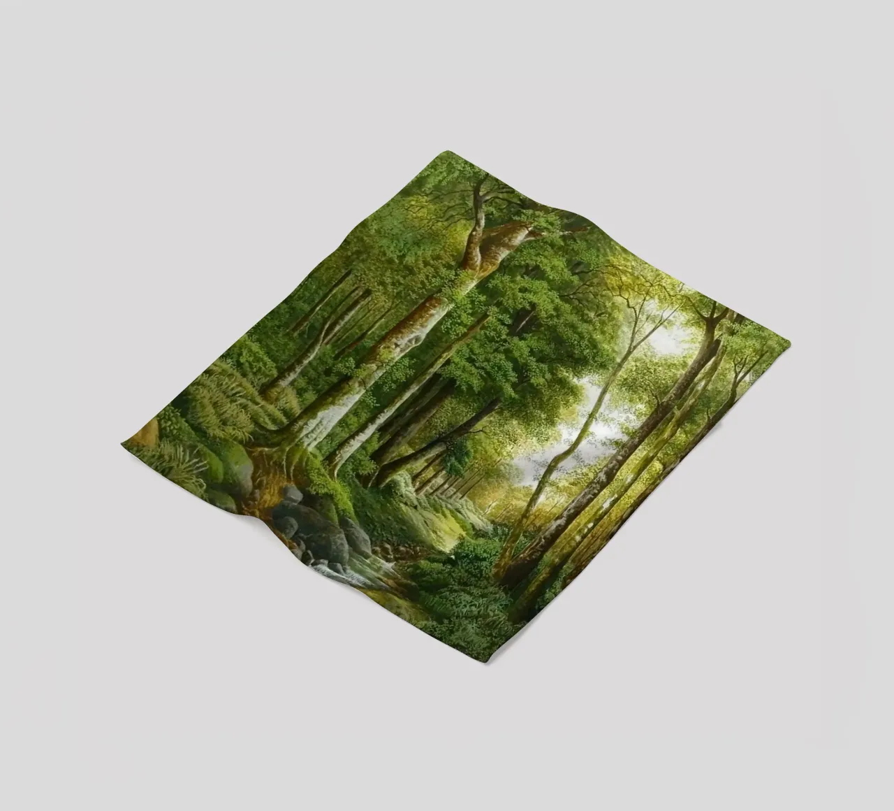 forest light tree coperta in pile da melts