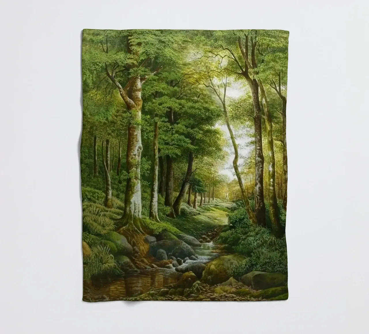 forest light tree coperta in pile da melts