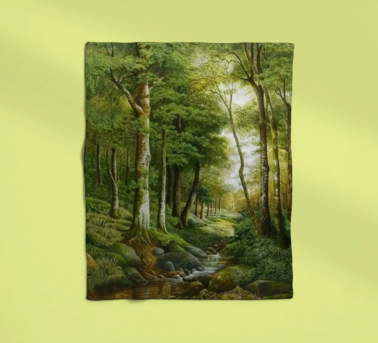 forest light tree coperta in pile da melts