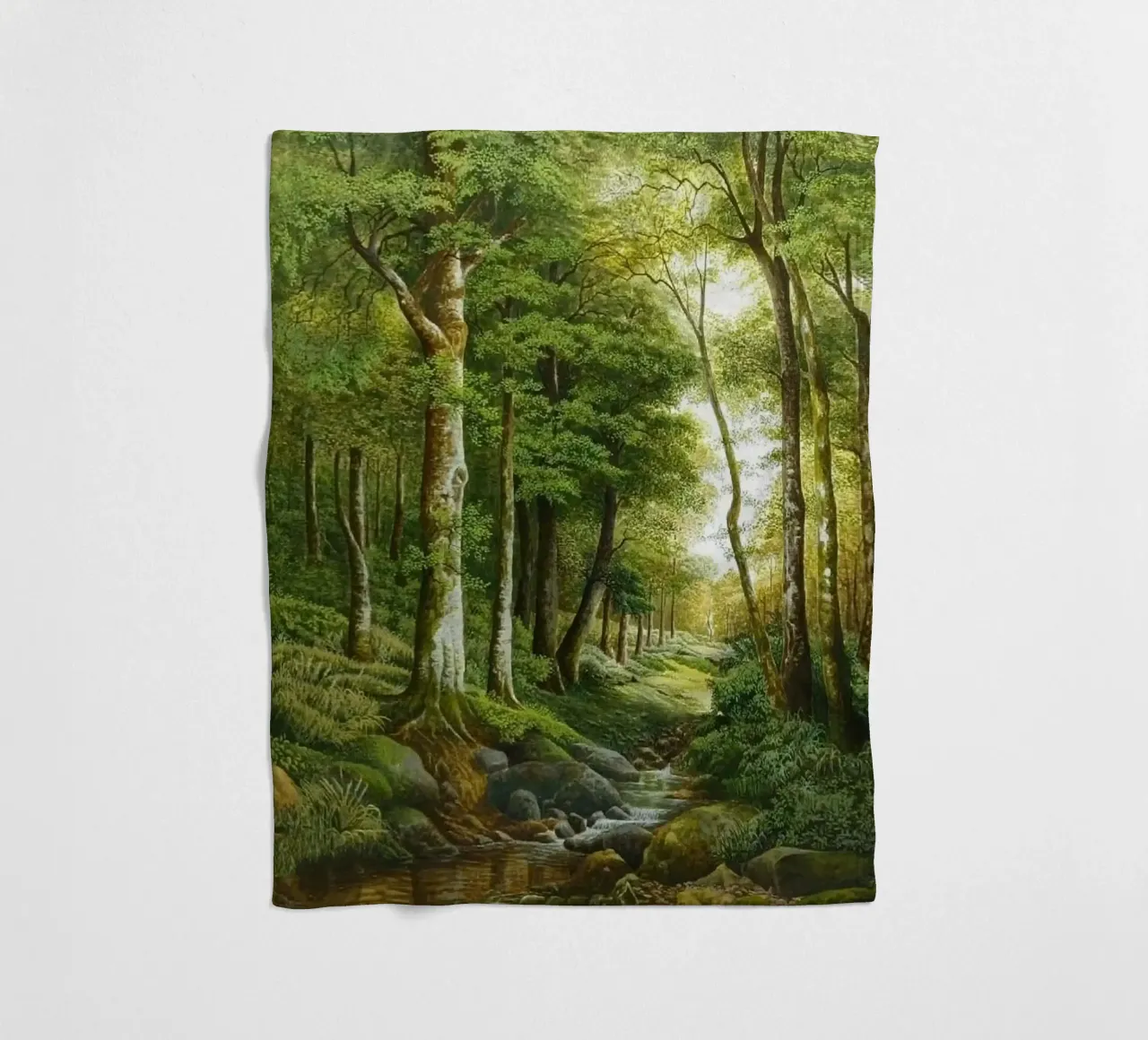 forest light tree coperta in pile da melts