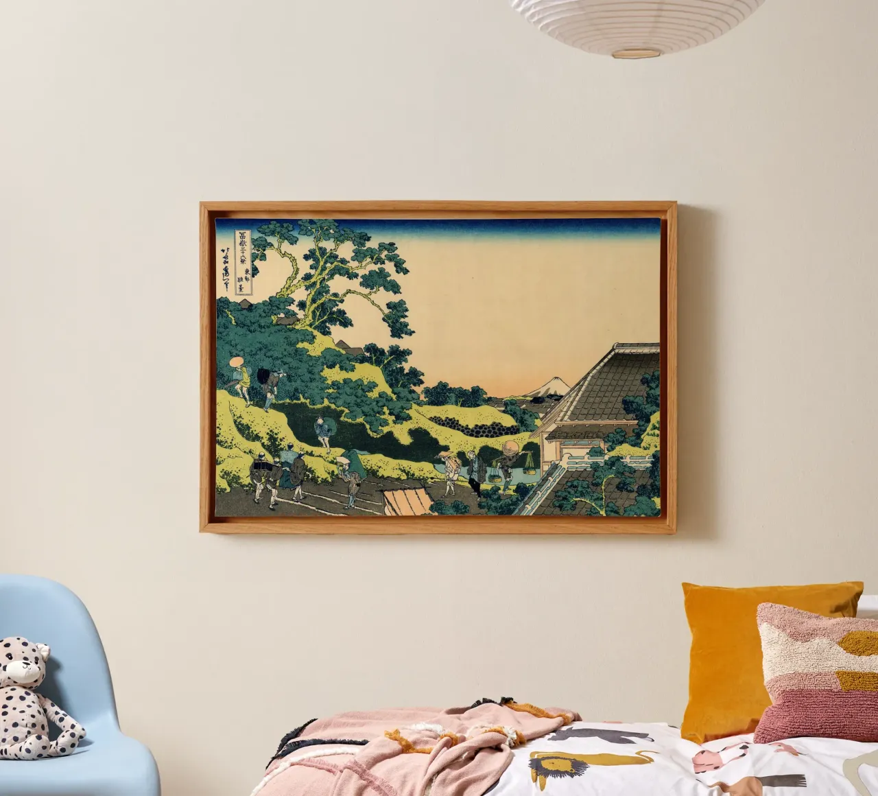 The Fuji seen from the Mishima pass canvas with Floater frame by Yorke Studio