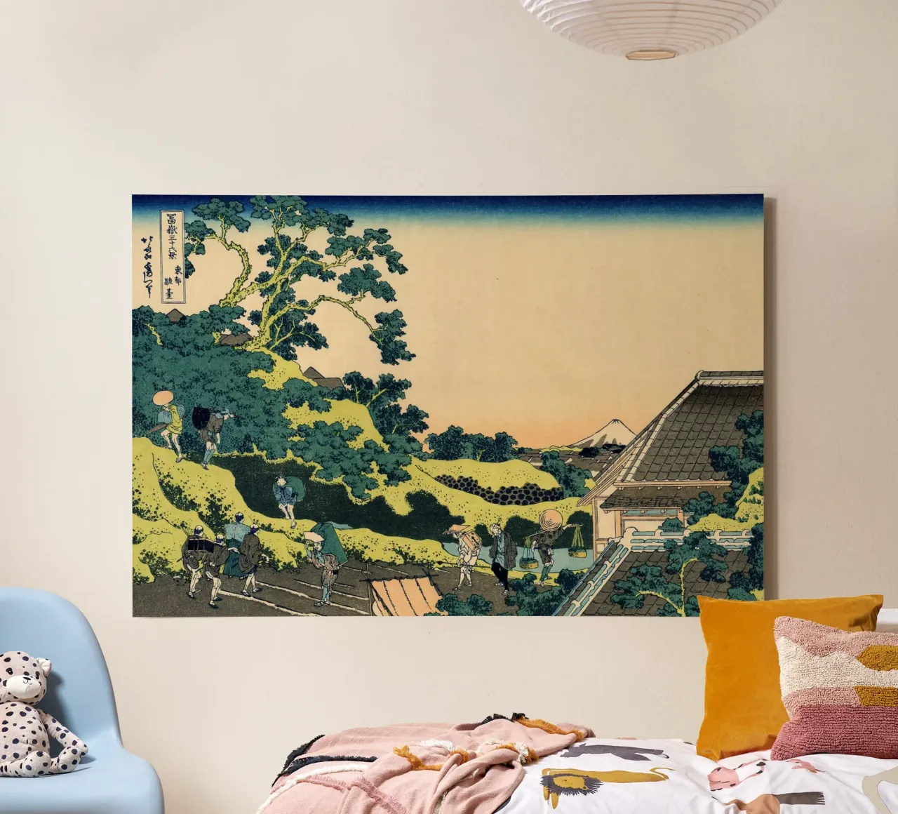 The Fuji seen from the Mishima pass canvas with Floater frame by Yorke Studio