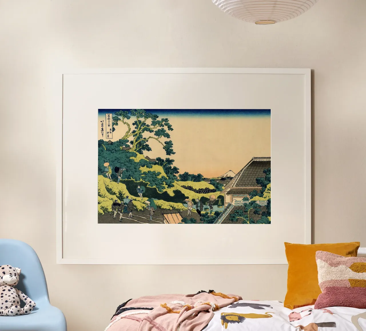 Il Fuji visto dal passo Mishima poster da Yorke Studio