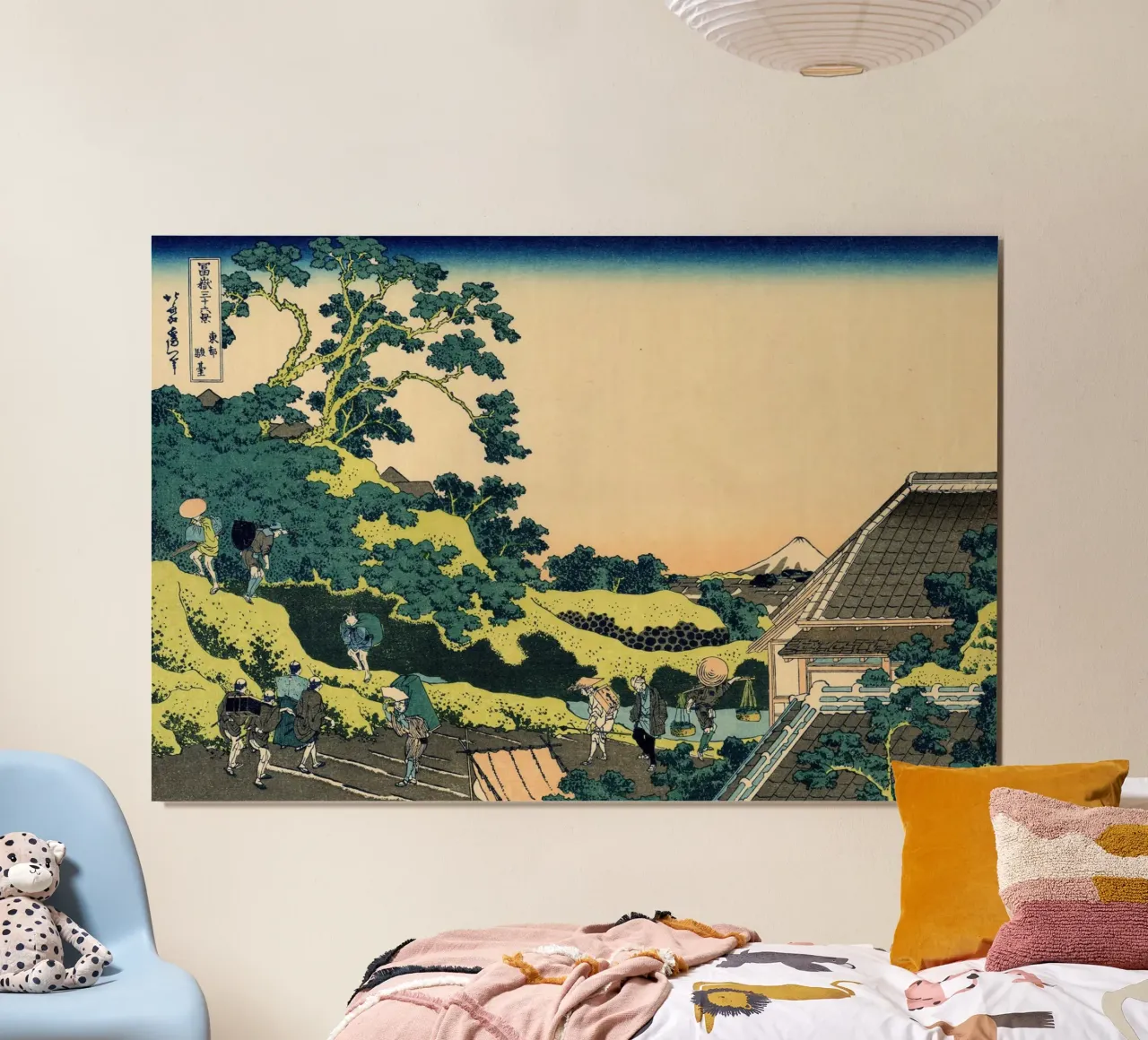 Il Fuji visto dal passo Mishima poster da Yorke Studio