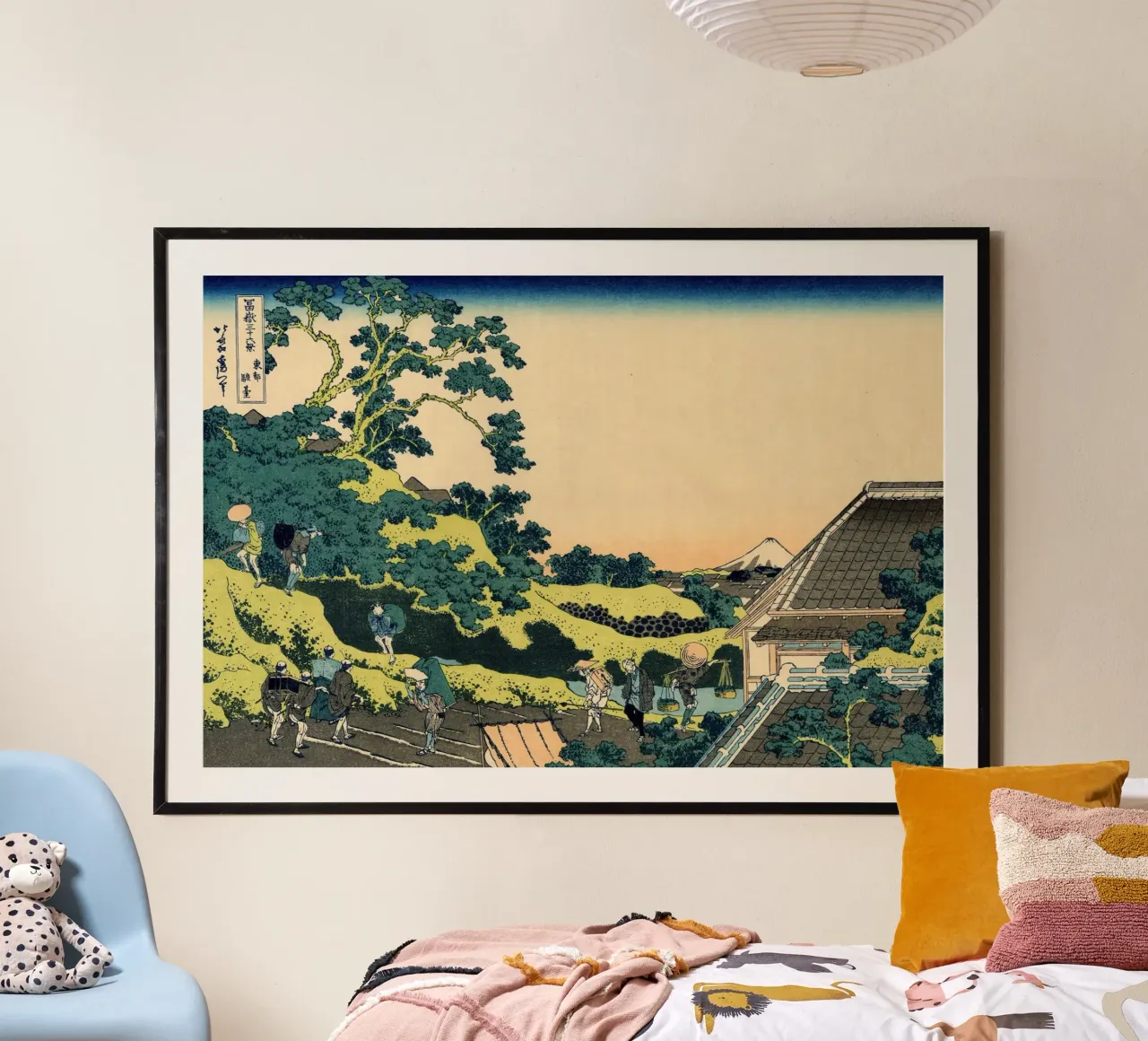 Il Fuji visto dal passo Mishima poster da Yorke Studio