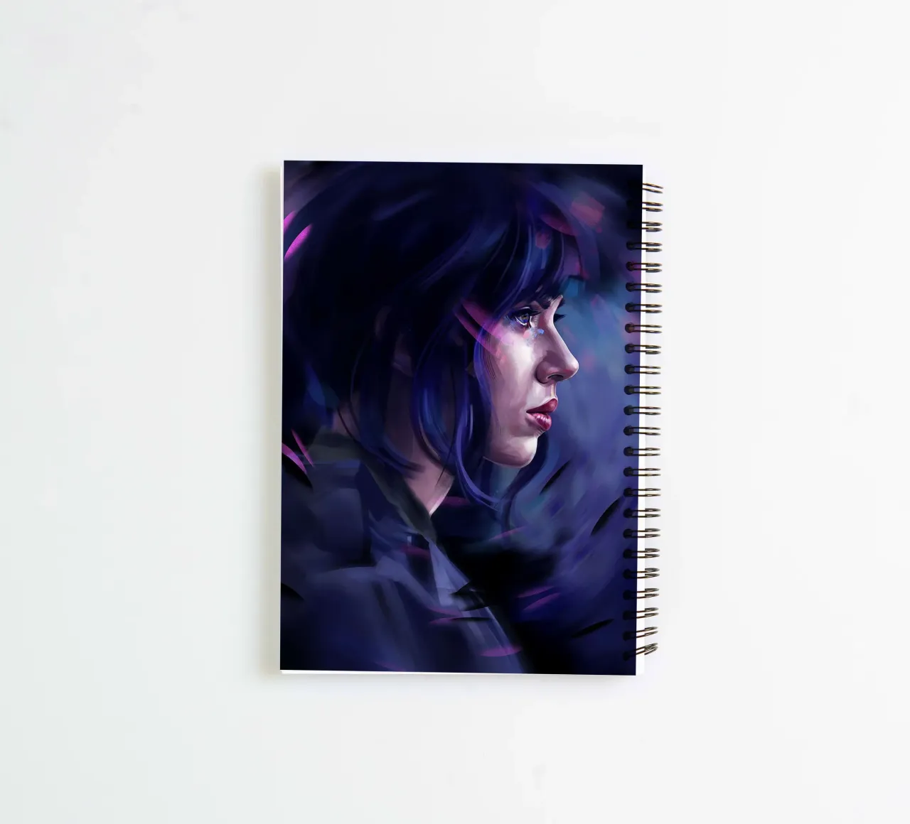 Ghost in the Shell by Dmitry Belov spiral notebook by Oscar