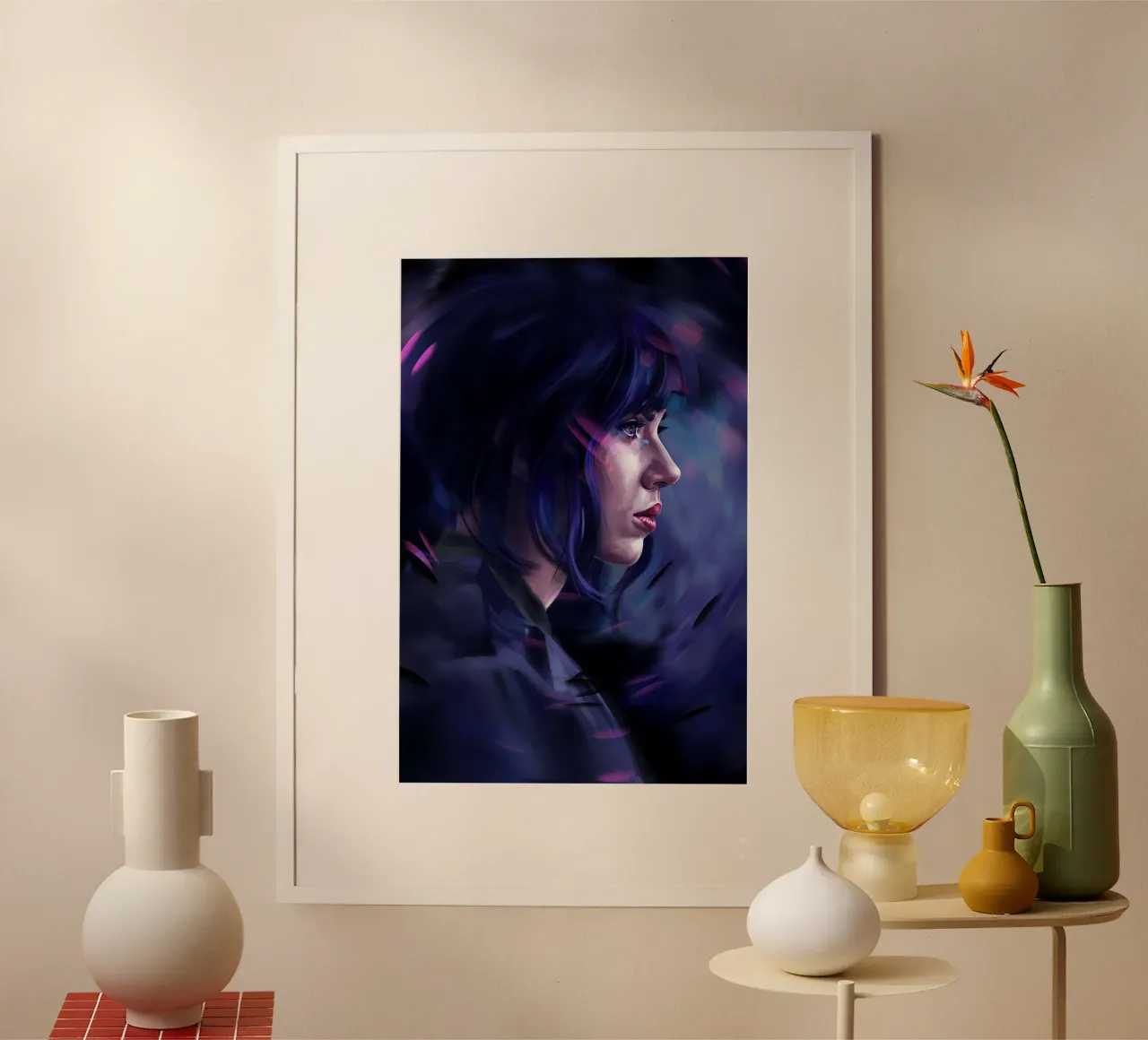 Ghost in the Shell di Dmitry Belov poster da Oscar Frazier