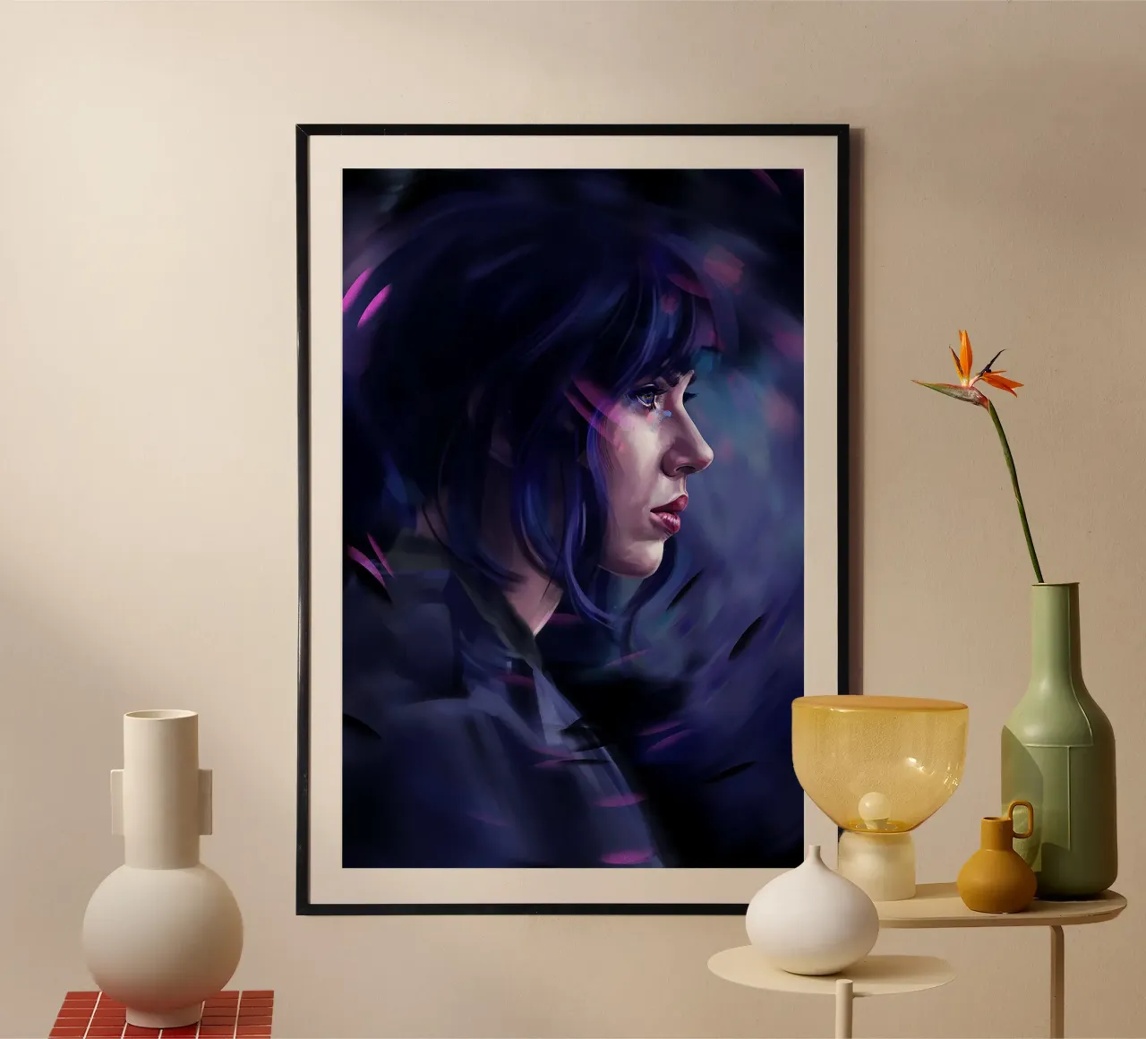Ghost in the Shell di Dmitry Belov poster da Oscar Frazier