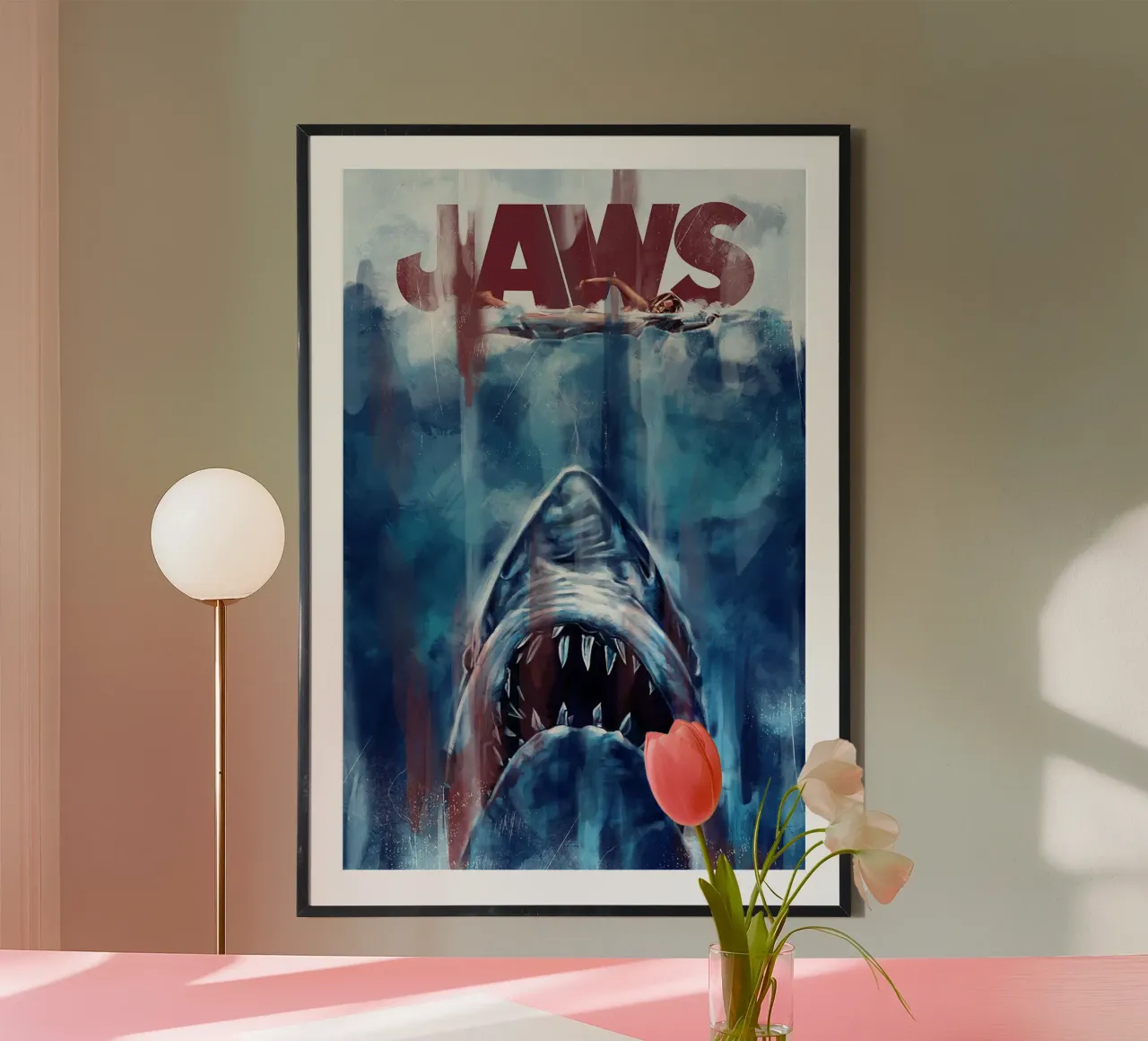 Jaws poster da Oscar Frazier