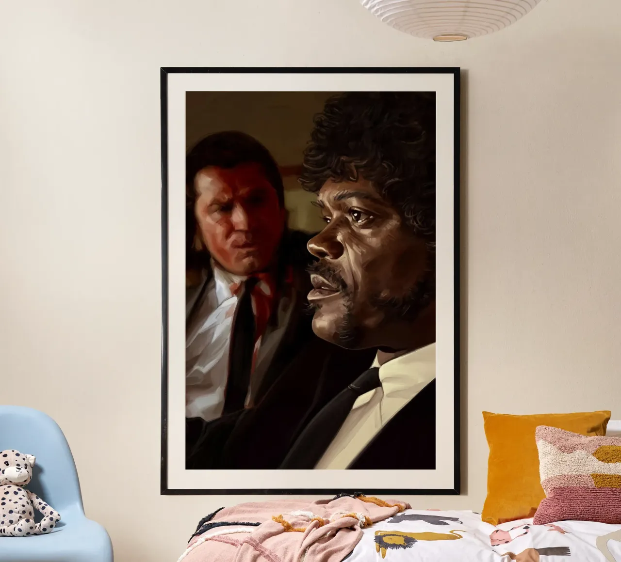 Jules e Vince, Pulp Fiction poster da Oscar Frazier