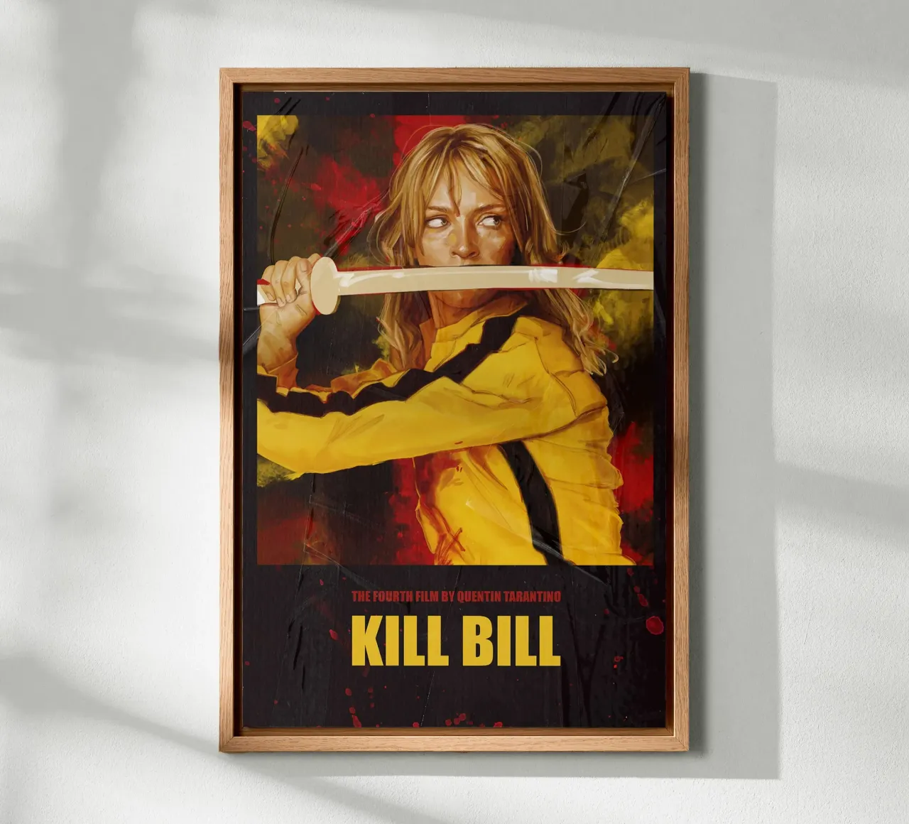 Kill Bill - Il quarto film di Quentin Tarantino tela con Cornice a cassetta da Oscar Frazier