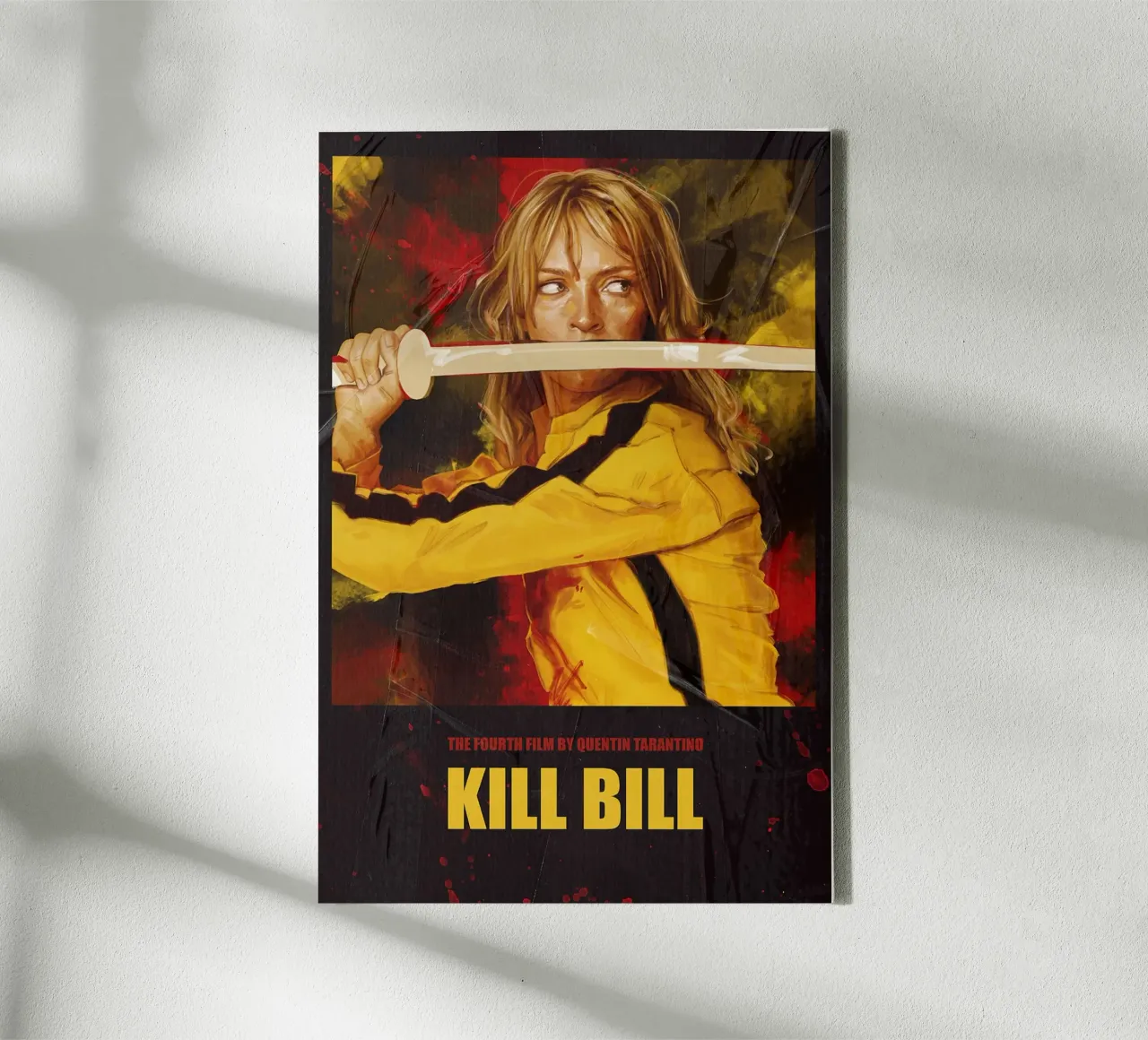 Kill Bill - Il quarto film di Quentin Tarantino tela con Cornice a cassetta da Oscar Frazier