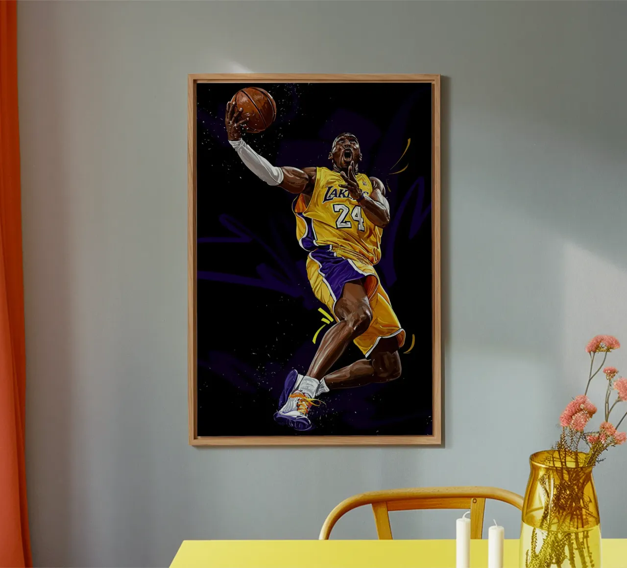 Kobe Bryant alluminio dibond da Oscar