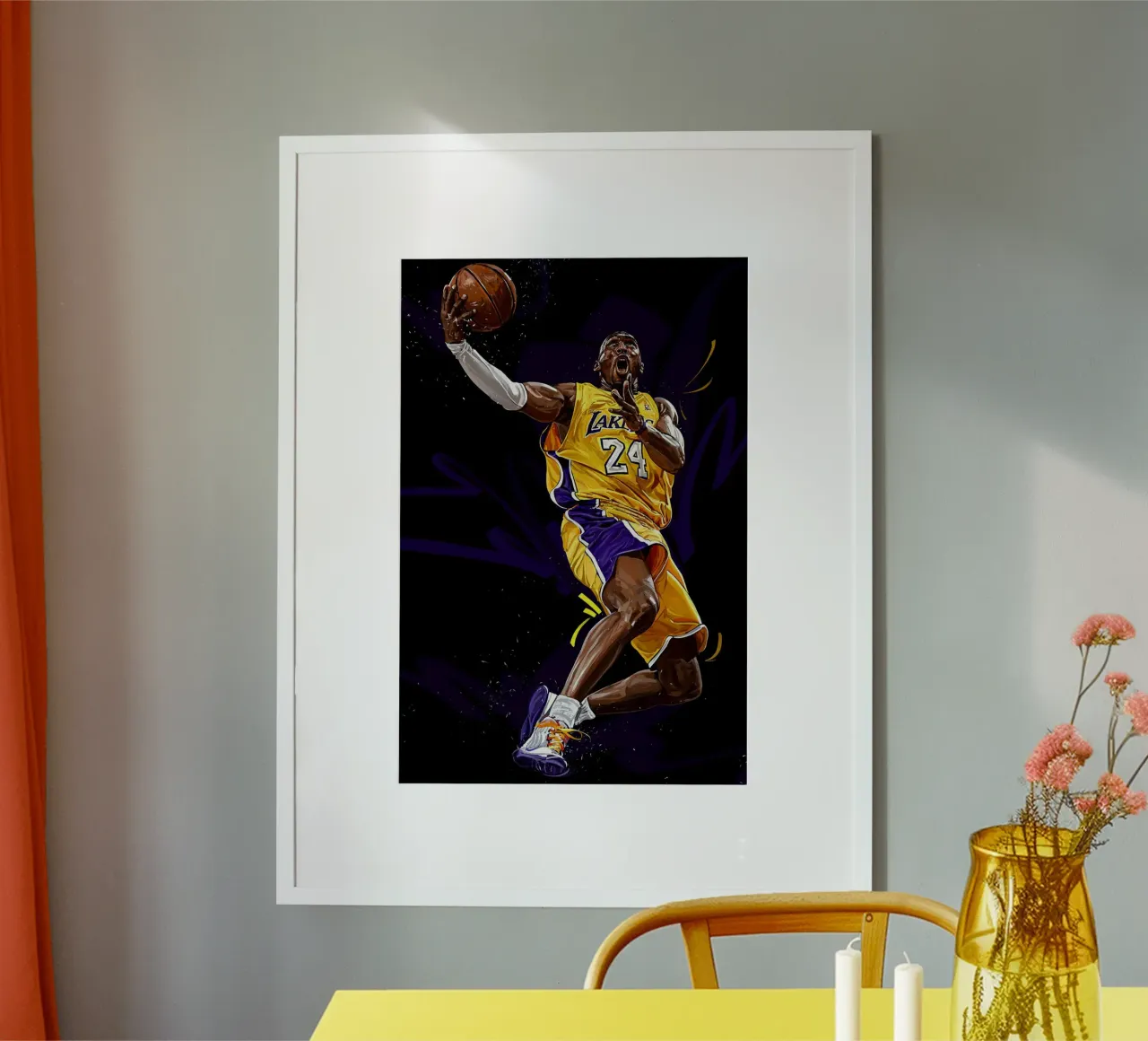 Kobe Bryant poster da Oscar Frazier