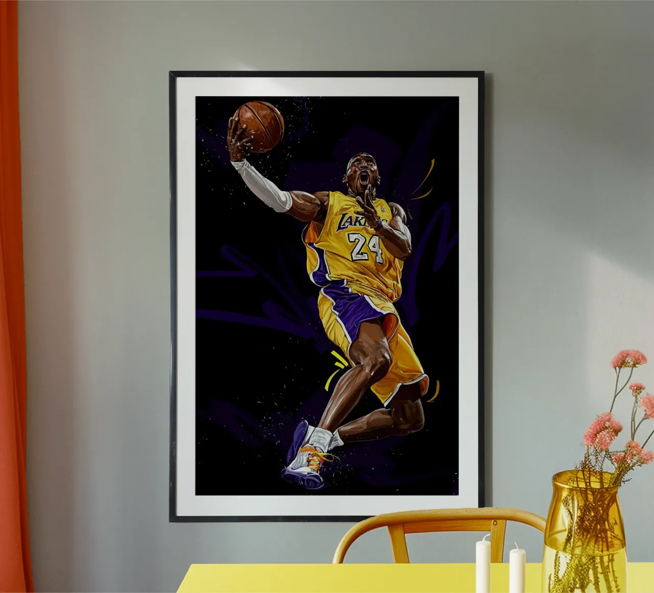 Kobe Bryant poster da Oscar Frazier