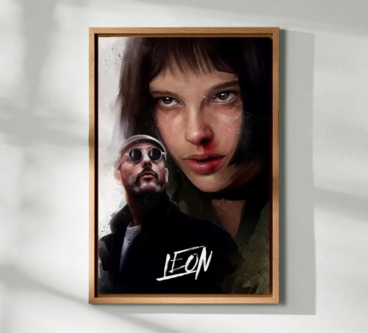 Leon di Dmitry Belov tela con Cornice a cassetta da Oscar Frazier