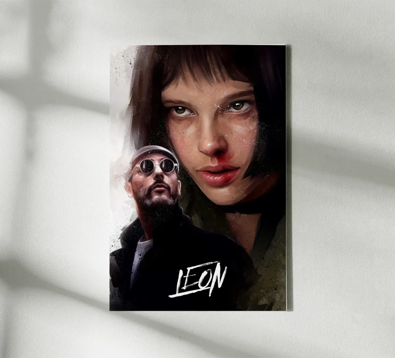 Leon di Dmitry Belov tela con Cornice a cassetta da Oscar Frazier